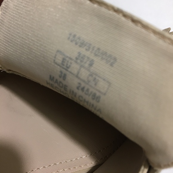 Zara Ecru dressy shoes size 38 - Picture 9 of 12